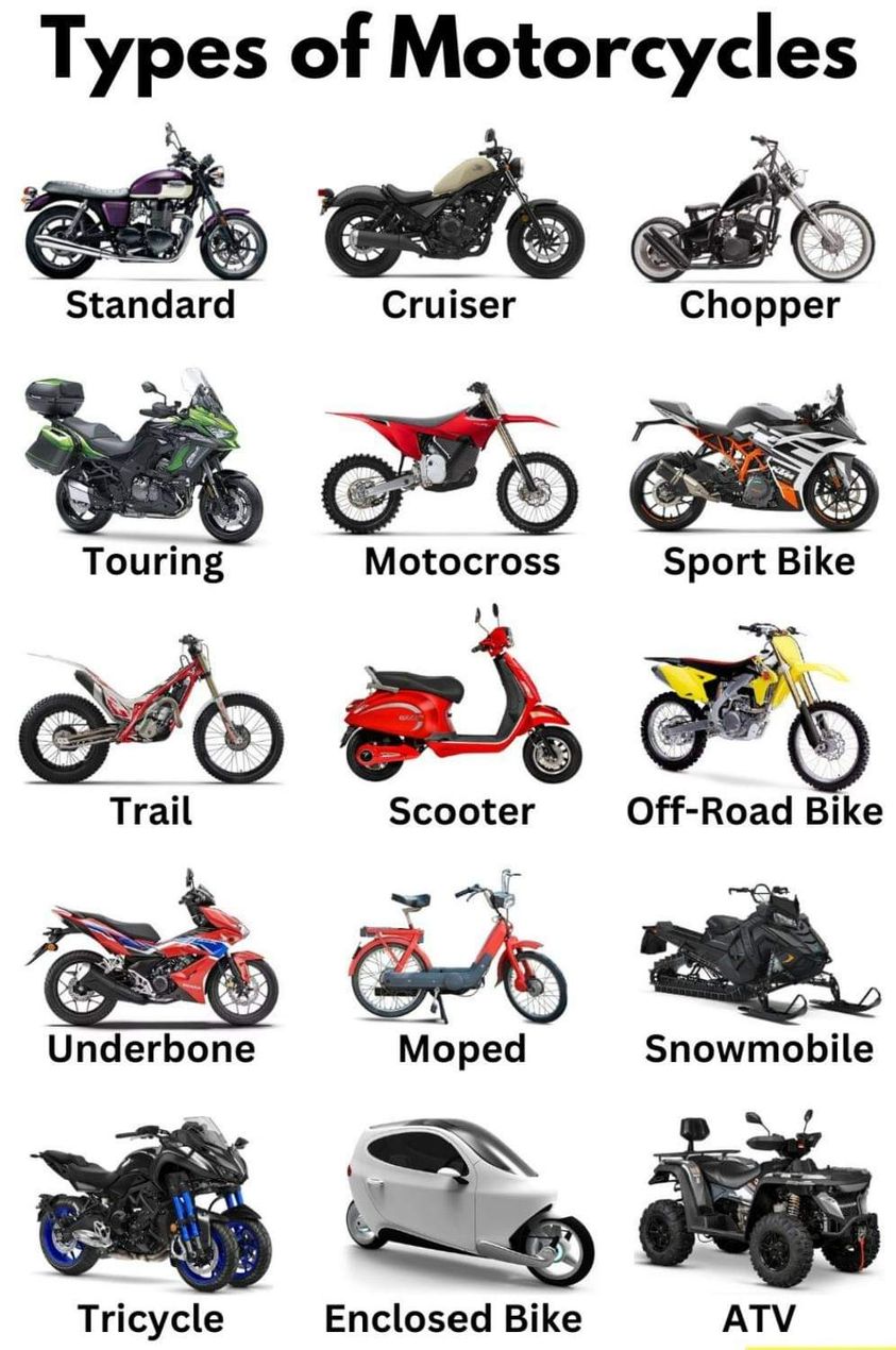 modelos de motos